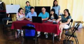 协会数据库建成和部分核心团队成员正在学习管理系统