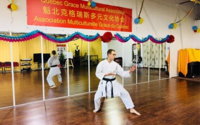 白人空手道名师授课