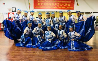 格瑞斯多元文化协会的民族舞蹈二队在排练