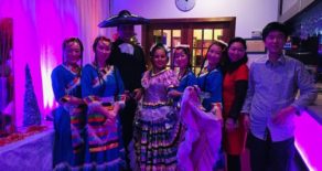 On December 14th, the Grace Multicultural Association participated in a small multi-ethnic cultural event: MingleandJingle Christmas Party