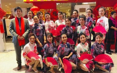 格瑞斯参加第三届蒙特利尔欢乐春节庙会