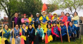 杨亮地产 格瑞斯女子龙舟队首次下水集训花絮