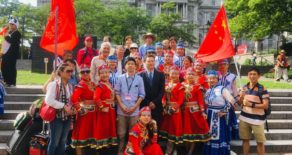 八月十号格瑞斯多元文化协会和湖南商会参加蒙特利尔多元文化节