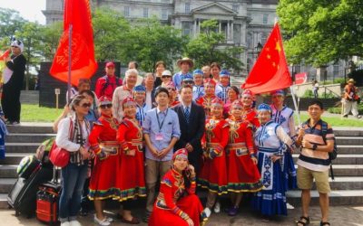 八月十号格瑞斯多元文化协会和湖南商会参加蒙特利尔多元文化节